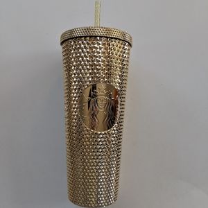 Starbucks Gold studded 2022 holiday Venti tumbler